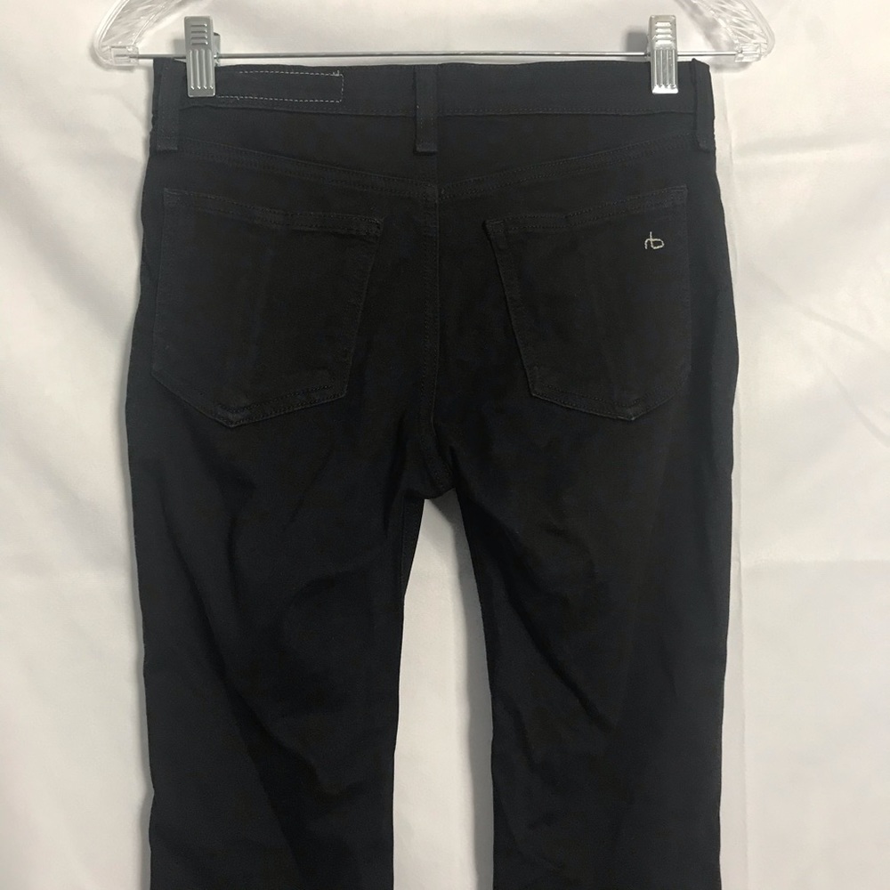Rag & Bone Mid Rise "Black Plush" Leggings Jeans Size 25!! - Picture 7 of 11